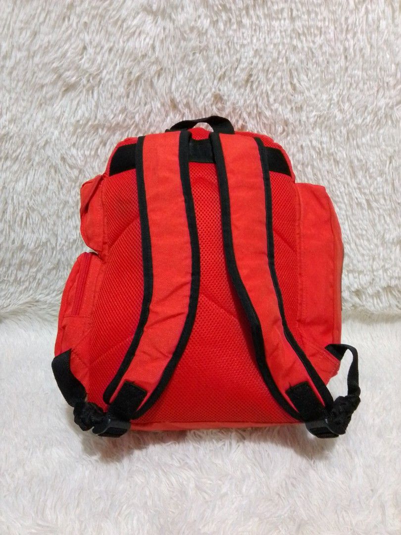 Converse orange backpack (Category: Backpacks) located in Cainta. Submitted by janilen (Listing ID 1196969236, Image 2). Description: 10"x15" with flaws need wash see pic for details. preloved from Korea manage your expectations.