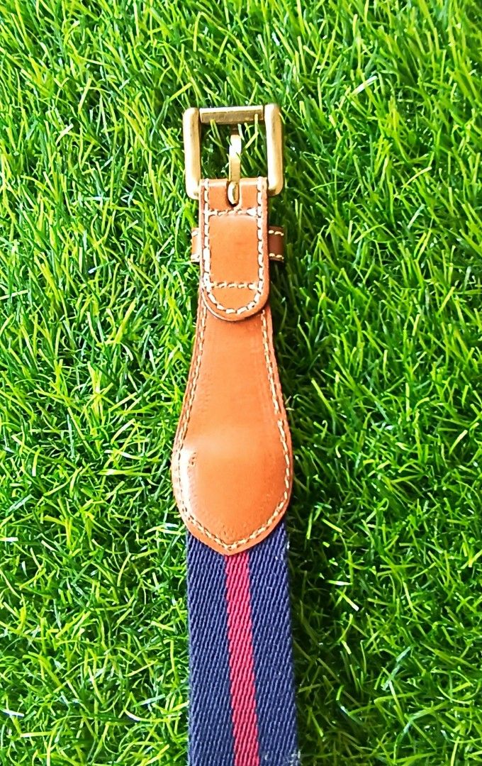 40.6 inchi COTTON AND LEATHER BELT, Women's Fashion, Watches & Accessories, Belts on Carousell