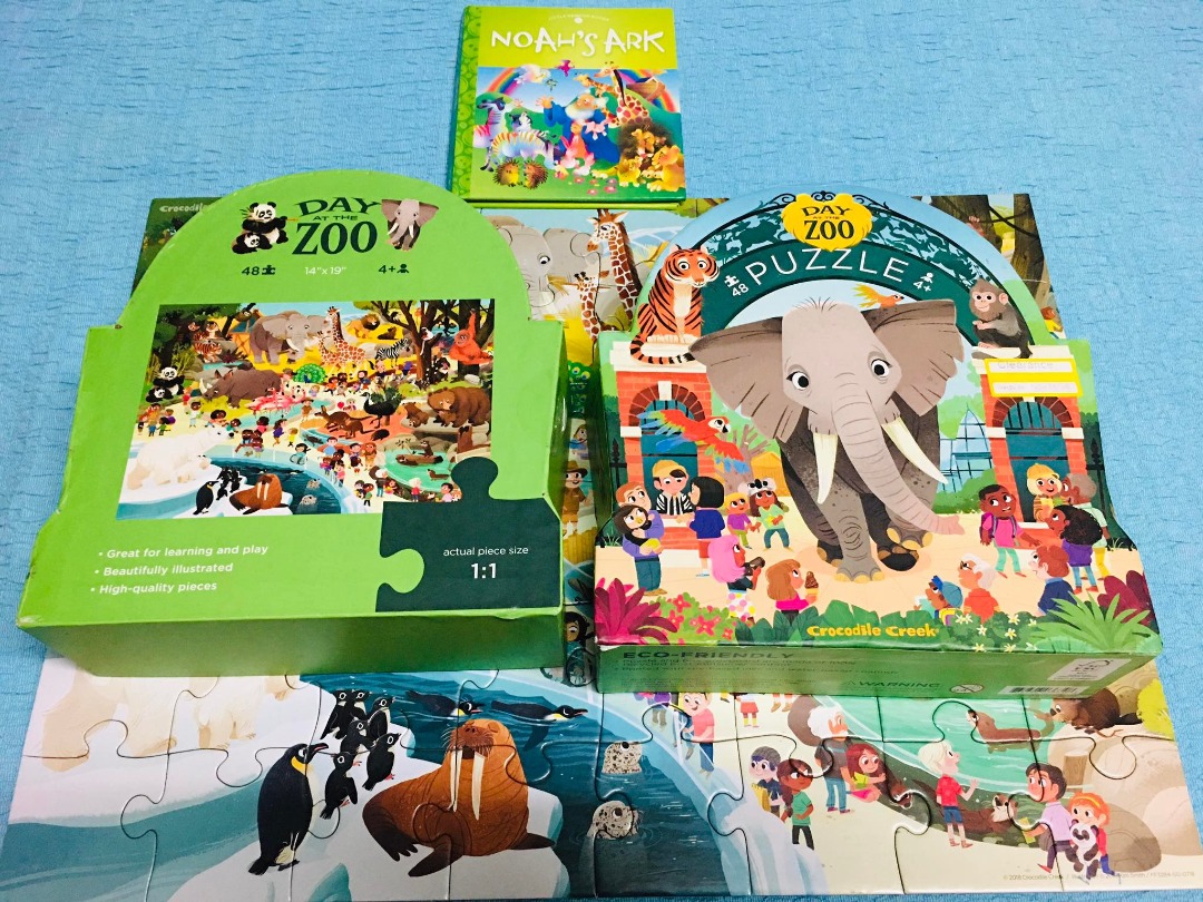 Croc Creek 24-teiliges Zoo Puzzle – Für Kleinkinder, Mit Süßen Tier-Motiven