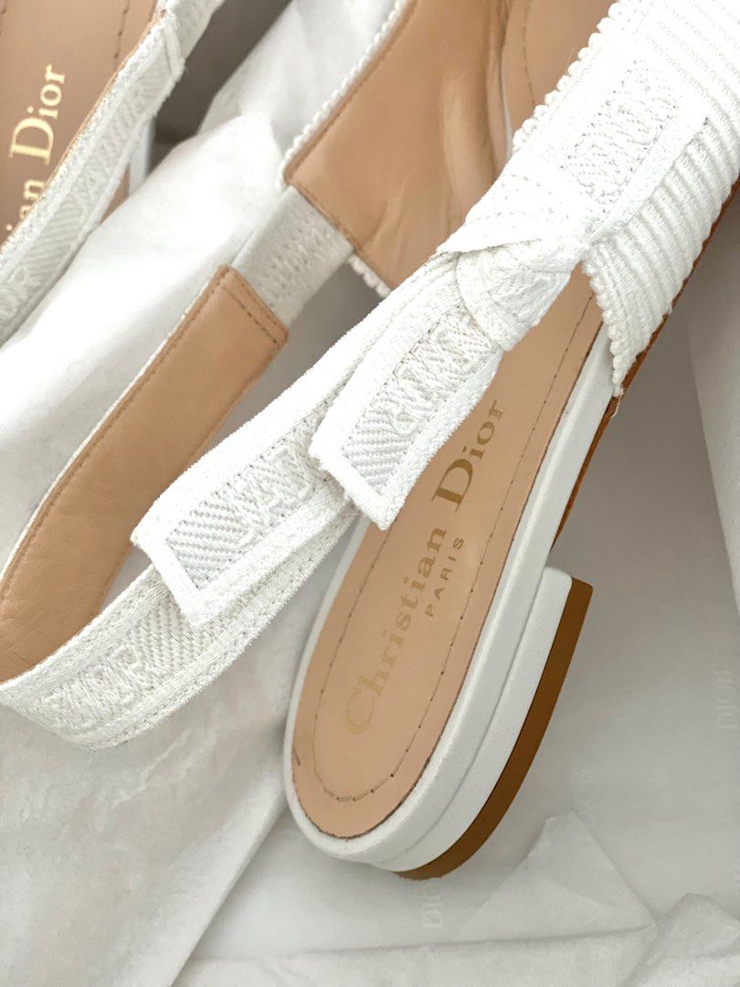 Dior flat slingback shoes clearance