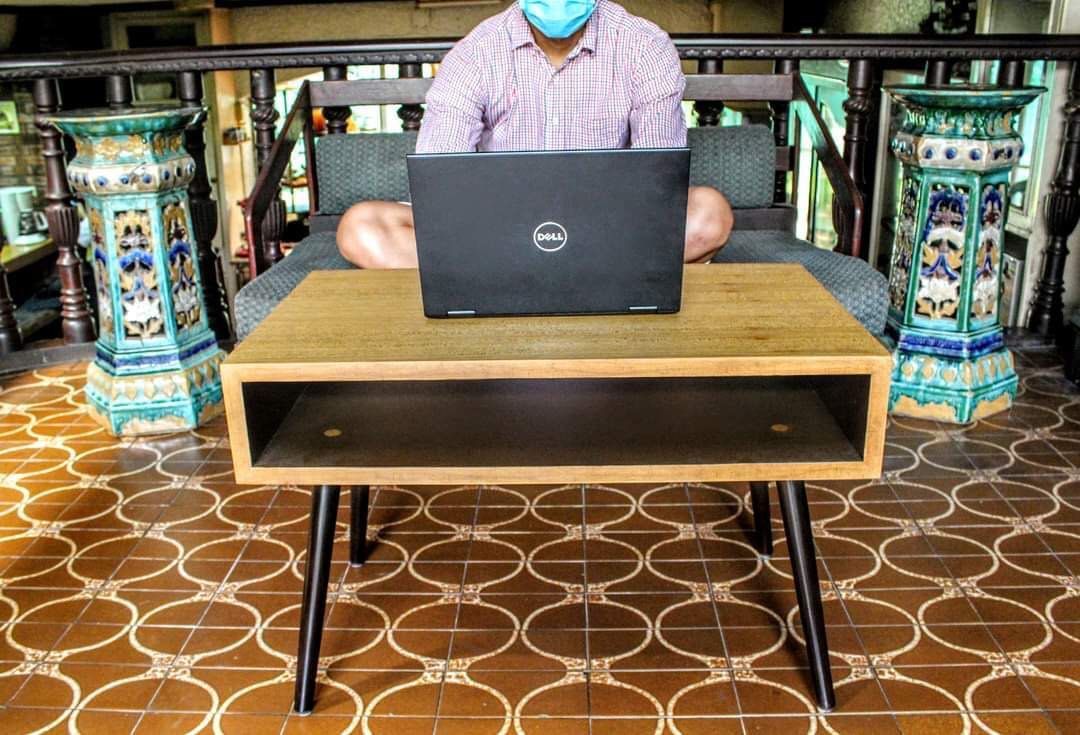 YEAR END SALE Coffee Table (Category: Tables & Sets) located in Quezon City. Submitted by anton16castillo (Listing ID 1197036217, Image 3). Description: YEAR END SALE!!! A perfect gift this season! ELISE 65% OFF JUST FOR YOU BEFORE: ₱9,700.00 NOW: ₱3,500.00 Inspired by the classic television sets of the 1960s, this custom-made table is a combination of traditional and modern woodcraft methods. A design perfect for the minimalists. - Ribbon-grain 
