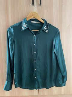 Emerald Shirt Top