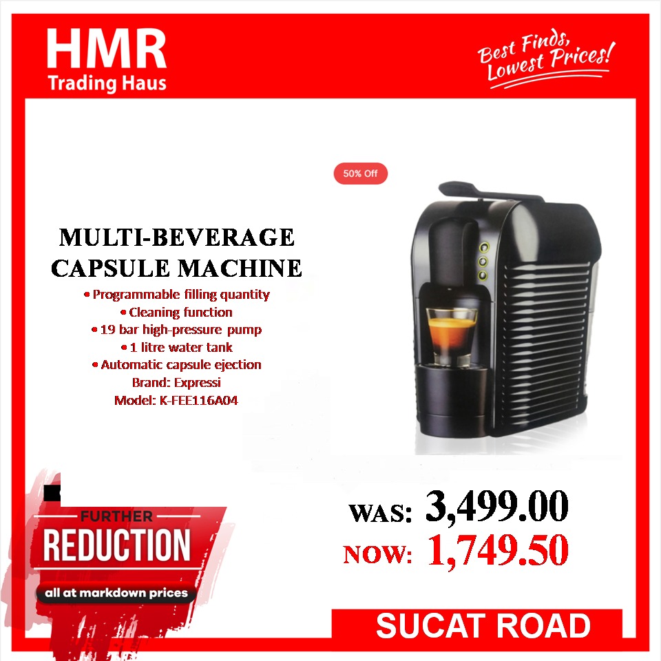 Expressi multi beverage capsule machine clearance