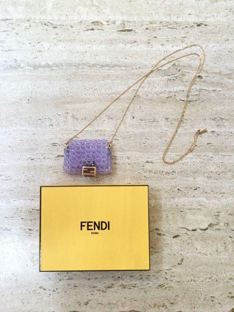 Fendi Baguette Bag in Pico New With Tags Purple