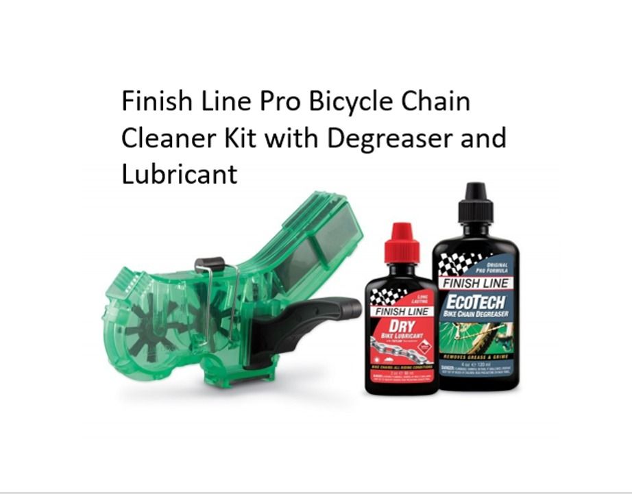 Finish Line Pro Bike Bicycle Chain Cleaner Kit with Degreaser and
