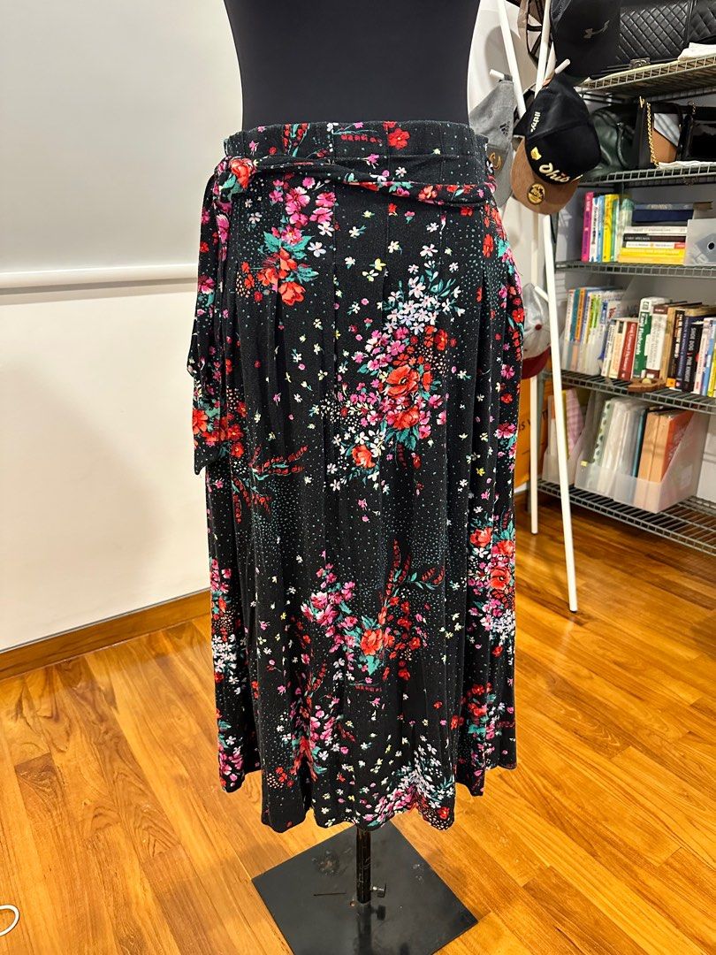 Floral skirt marks and spencer top