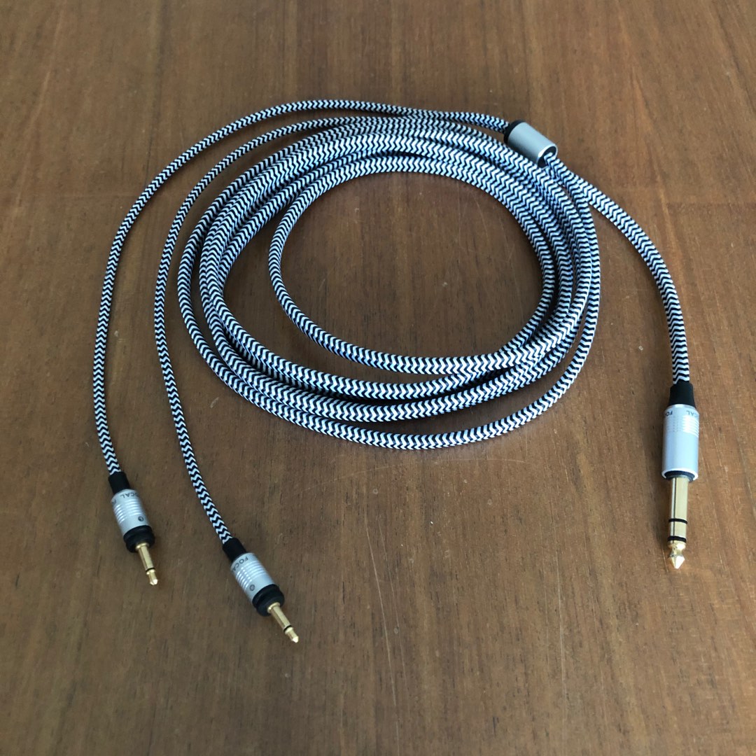 Focal Clear headphone cables 3m, Audio, Headphones & Headsets on Carousell