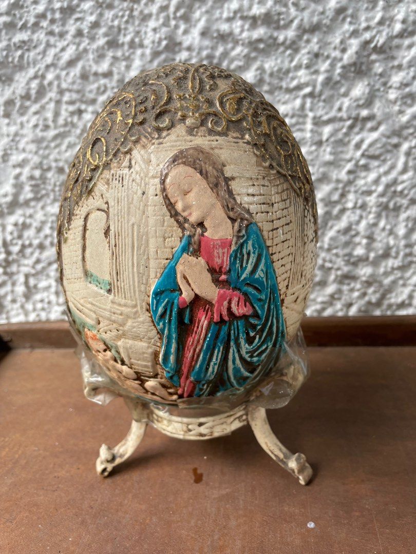 Religious Praying Mary Decor w Stand (Category: Religious Items) located in Quezon City. Submitted by glitchandglamor (Listing ID 1197056574, Image 1). Description: 🔻Please read below. Make it a habit.🔻 📣Check details before making an offer. 😀 📣Sorry, I cant accomodate provincial orders for now. Pls make an offer if youre within MM+Rizal, etc (or any area covered by Lalamove, Grab, Borzo) Item: Praying Mary Decor Color: see photo Material: r