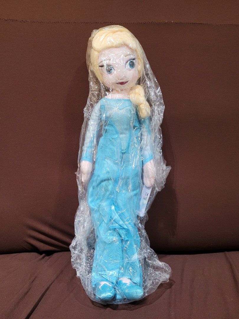 elsa talking plush