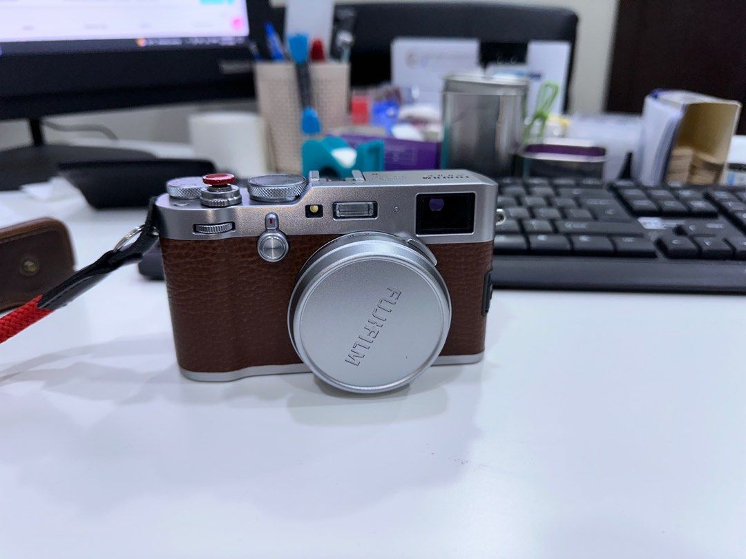 Fujifilm X100F Limited Edition Brown, Photography, Cameras on Carousell