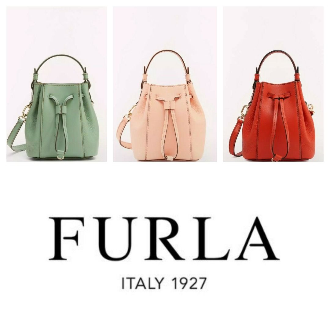 【美品】FURLA MIASTELLA MINI BUCKET BAG ピンク FURLA 特価セールフルラ MIASTELLA MINI BUCKET BAG ショルダー