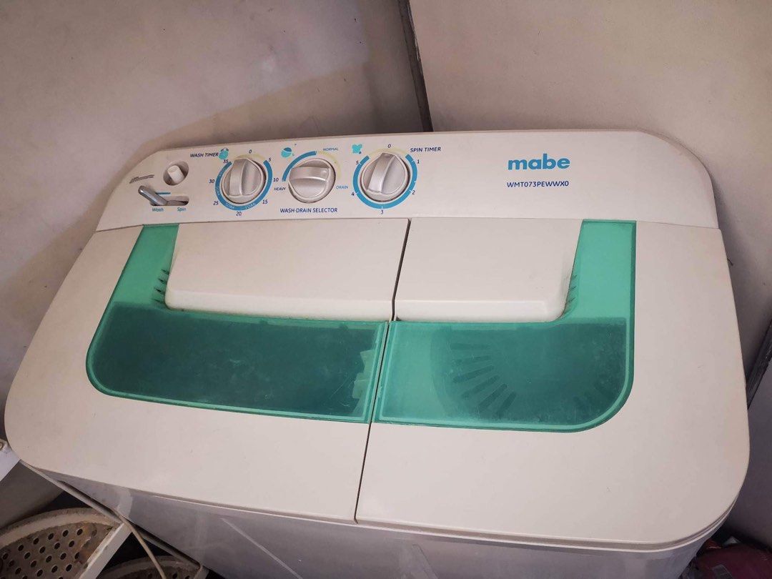 GE Mabe 7kg Twin Tub Washing Machine, TV & Home Appliances, Washing