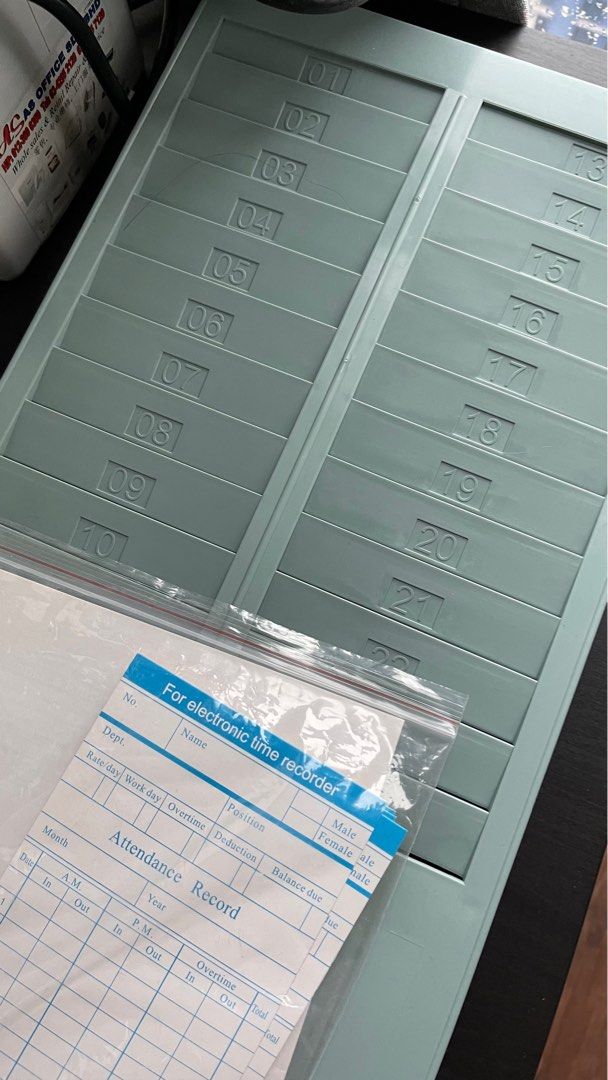 GEOMASTER Time Recorder Punch Card Machine (English Manual ) Standard