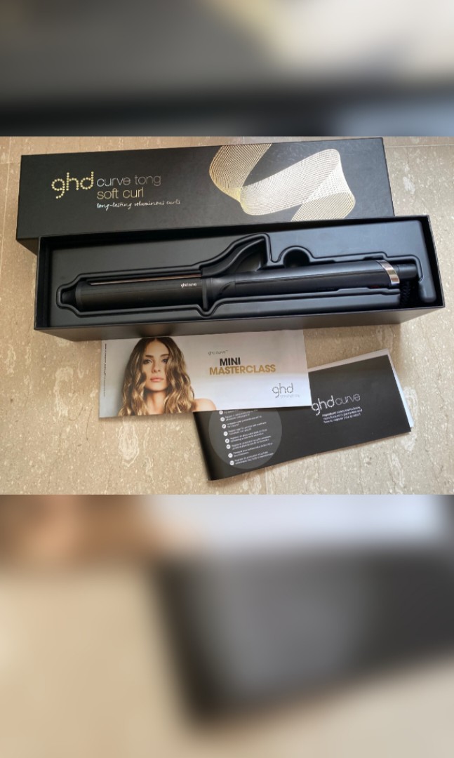 GHD soft curl tong, Beauty & Personal Care, Hair on Carousell