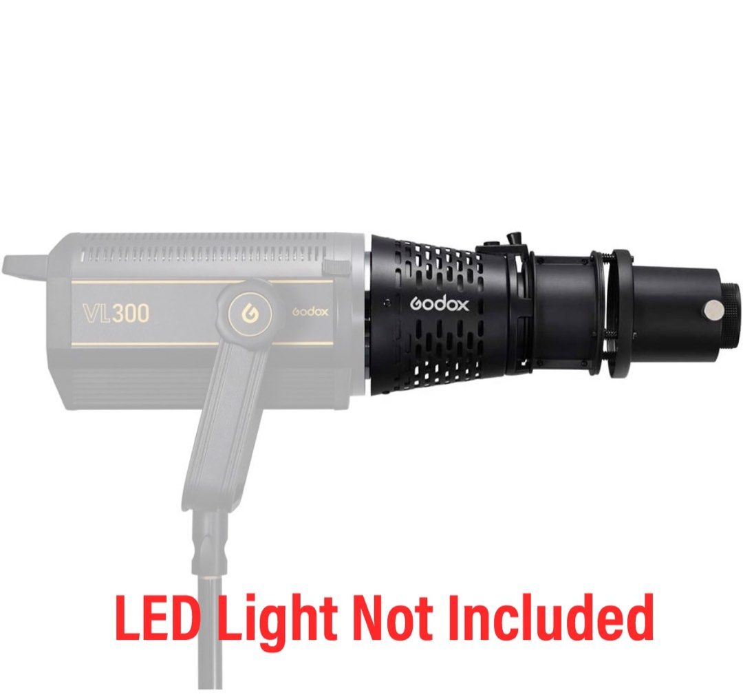 Kit óptico Godox SA-17 Con Montura Bowens, Incluye Snoot, Iris, Filtros De Color Y 39 Gobos, Compatible Con Luces LED De Montura Bowens