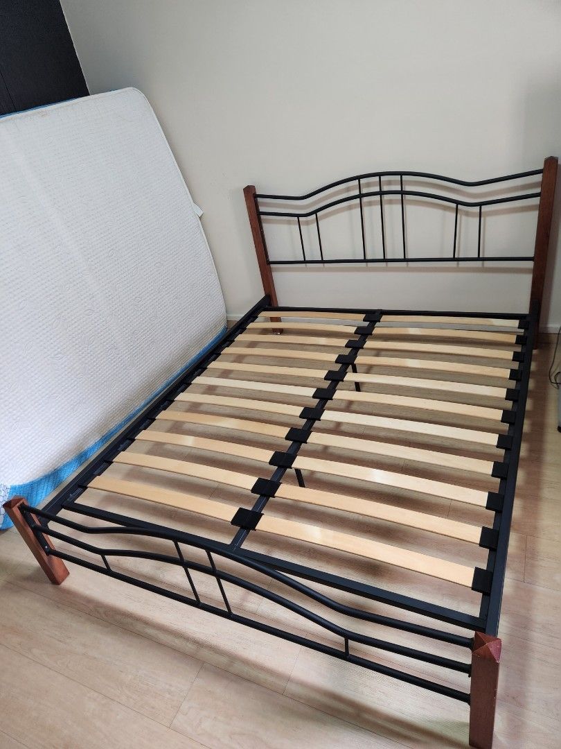 Good Quality Queen Sized Metal Bed Frame from COURTS