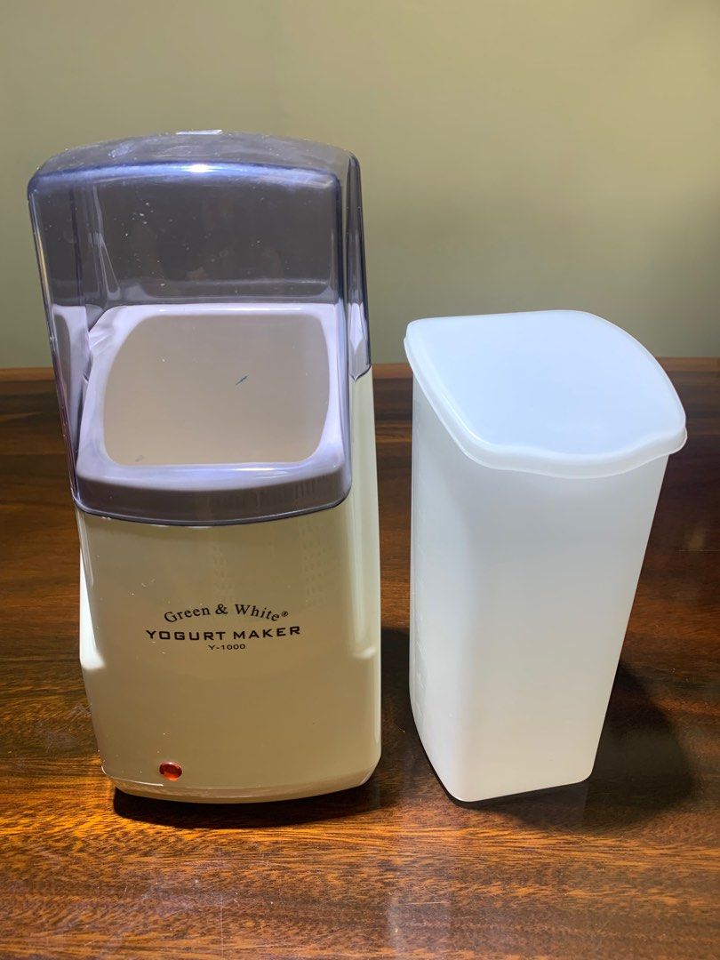 Green and white yogurt maker on sale