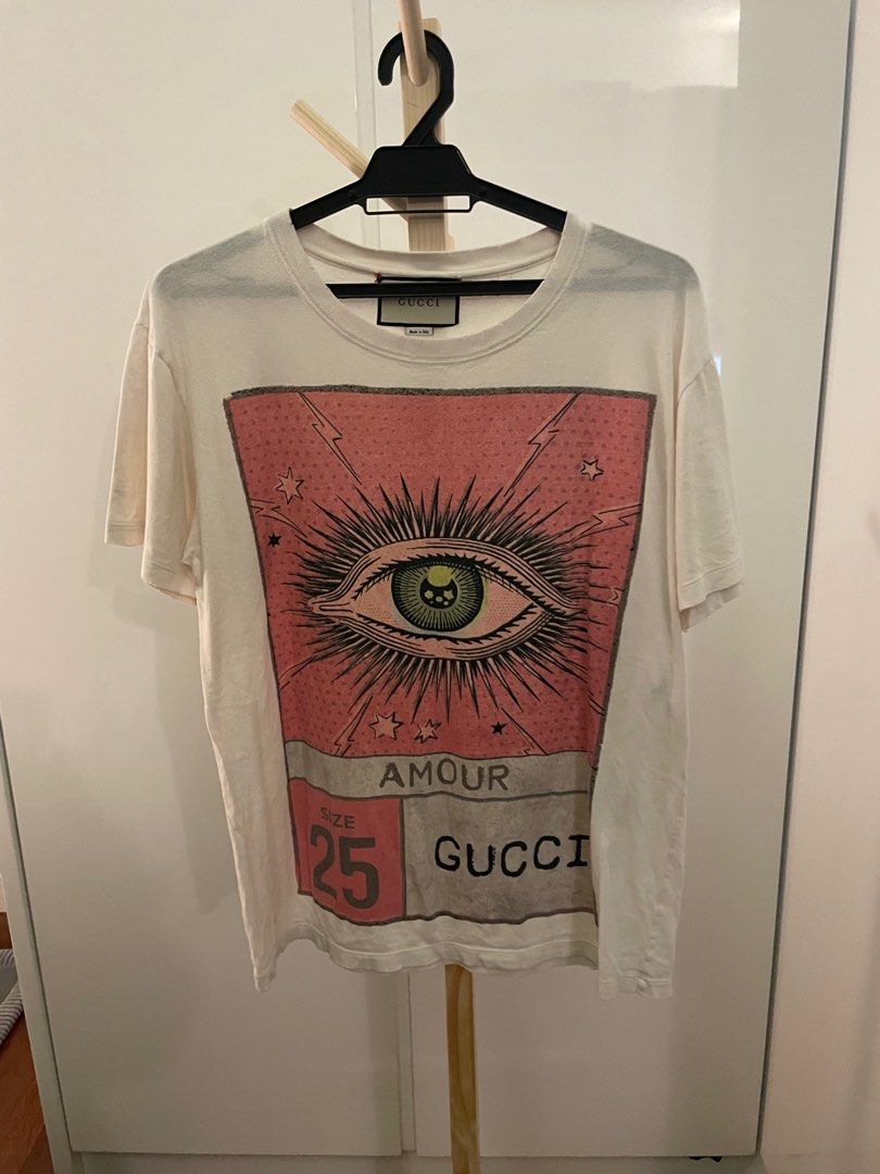 Gucci Amour T-Shirt, Men'S Fashion, Tops & Sets, Tshirts & Polo Shirts On  Carousell