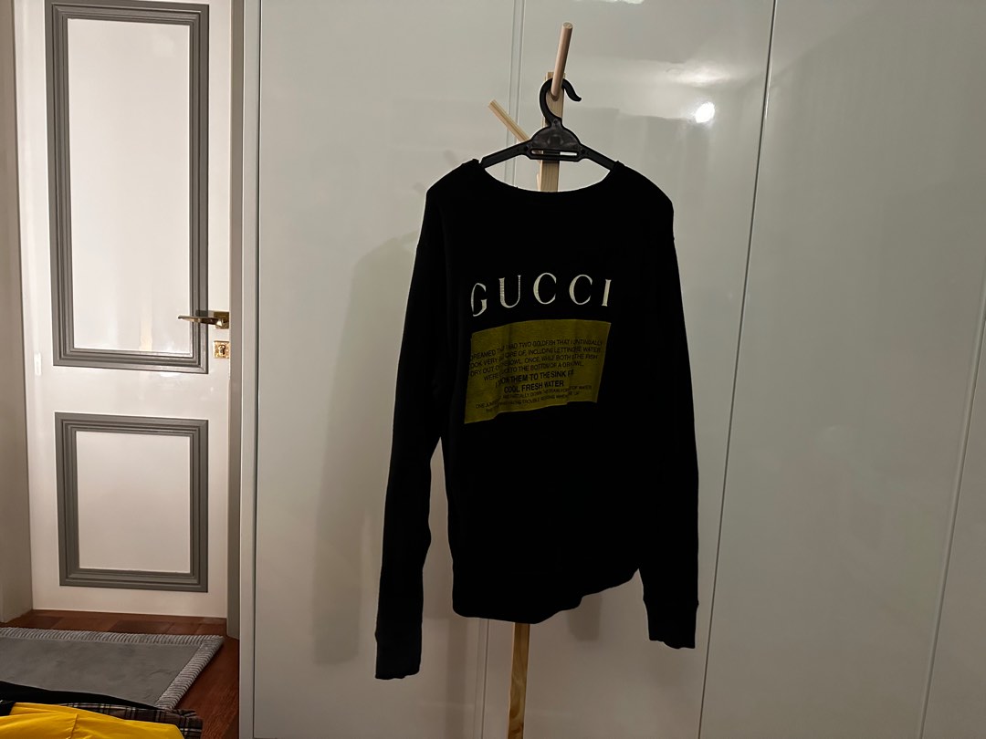 Gucci black cat sweater hotsell