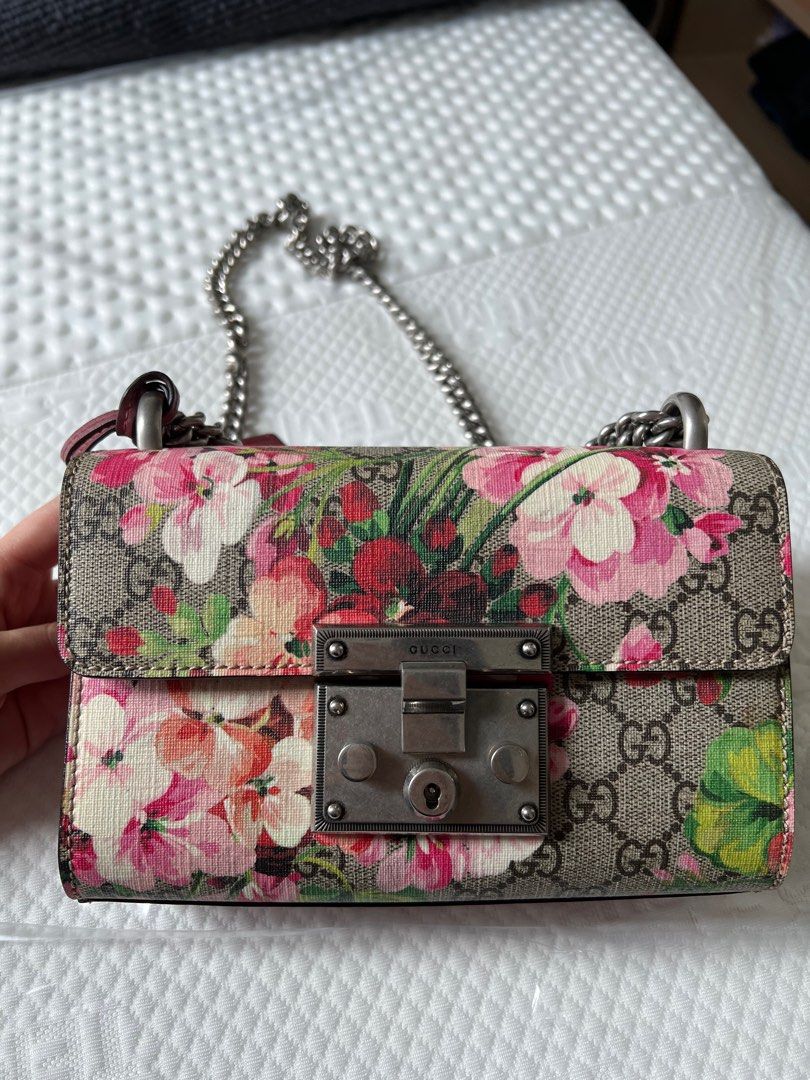 Gucci floral bloom small shoulder bag /crossbody, Luxury, Bags & Wallets on  Carousell