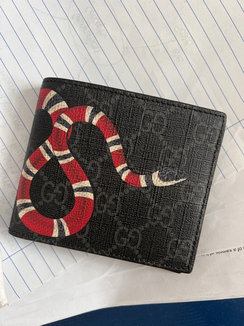 Gucci snake Wallet with receipt, Men's Fashion, Watches & Accessories ...