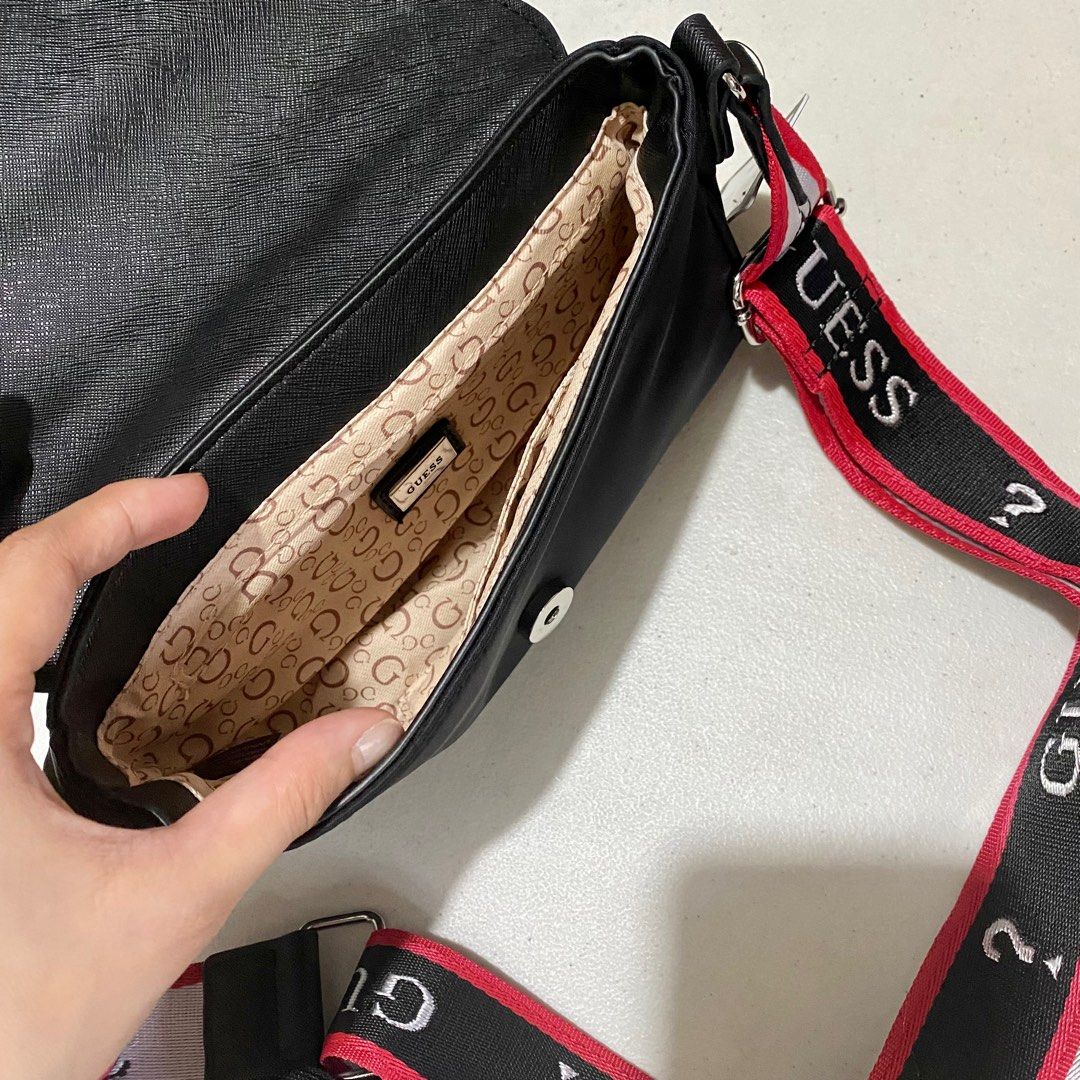 Guess Nylon Crossbody bag with coin purse, Women's Fashion, Bags