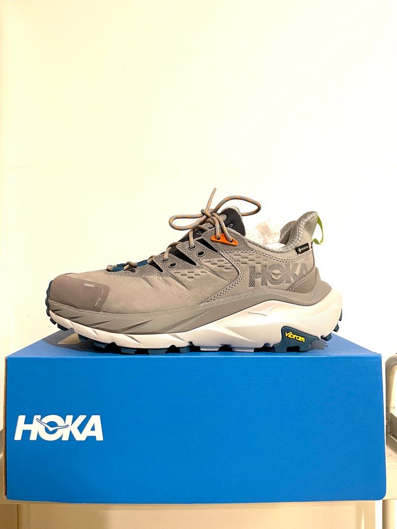 Hoka One One Kaha 2 Low GTX Hiking Shoe Sharkskin / Blue Coral