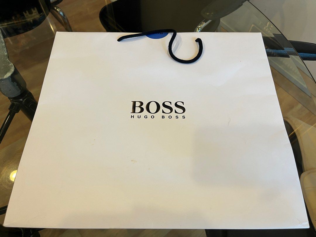 Hugo Boss Paper Bag, Luxury, Accessories on Carousell