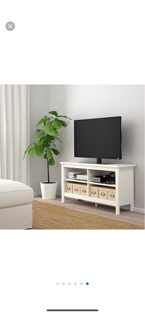 IKEA BRUSALI TV Bench / TV Rack / TV Stand with Shelves and Storage /TV