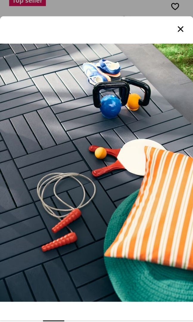 IKEA decking, Furniture & Home Living, Outdoor Furniture on Carousell