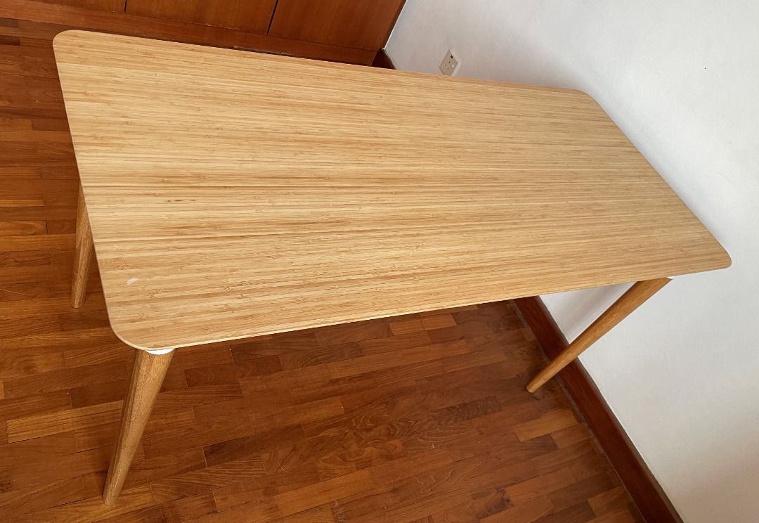 Hilver bamboo hot sale desk