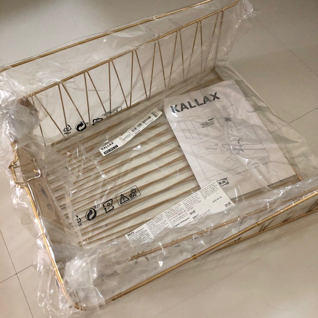 Ikea Kallax wire basket insert, Furniture & Home Living, Home