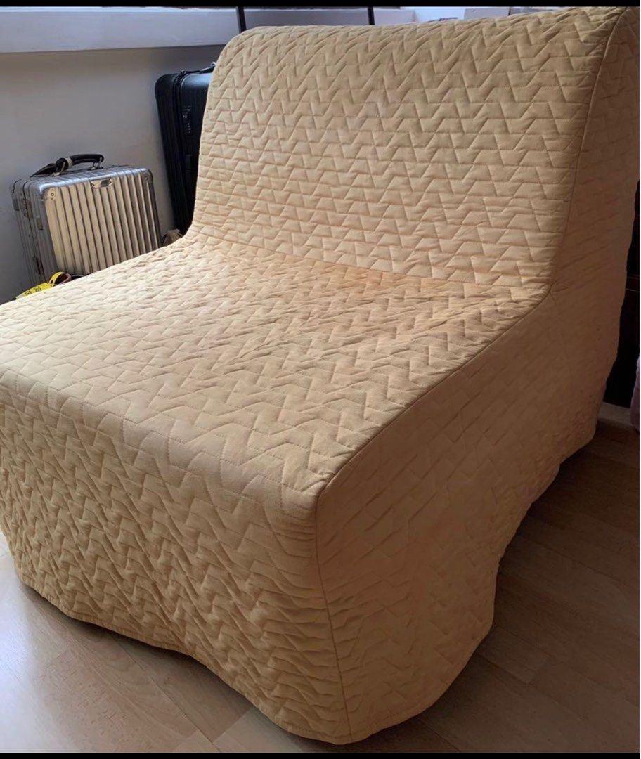 IKEA Lycksele Lovas chair bed with covers x 2, Furniture & Home Living