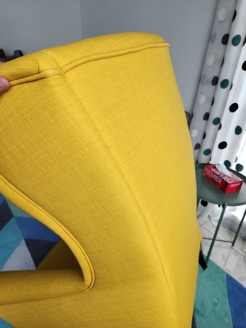 STRANDMON Wing chair, Skiftebo yellow - IKEA