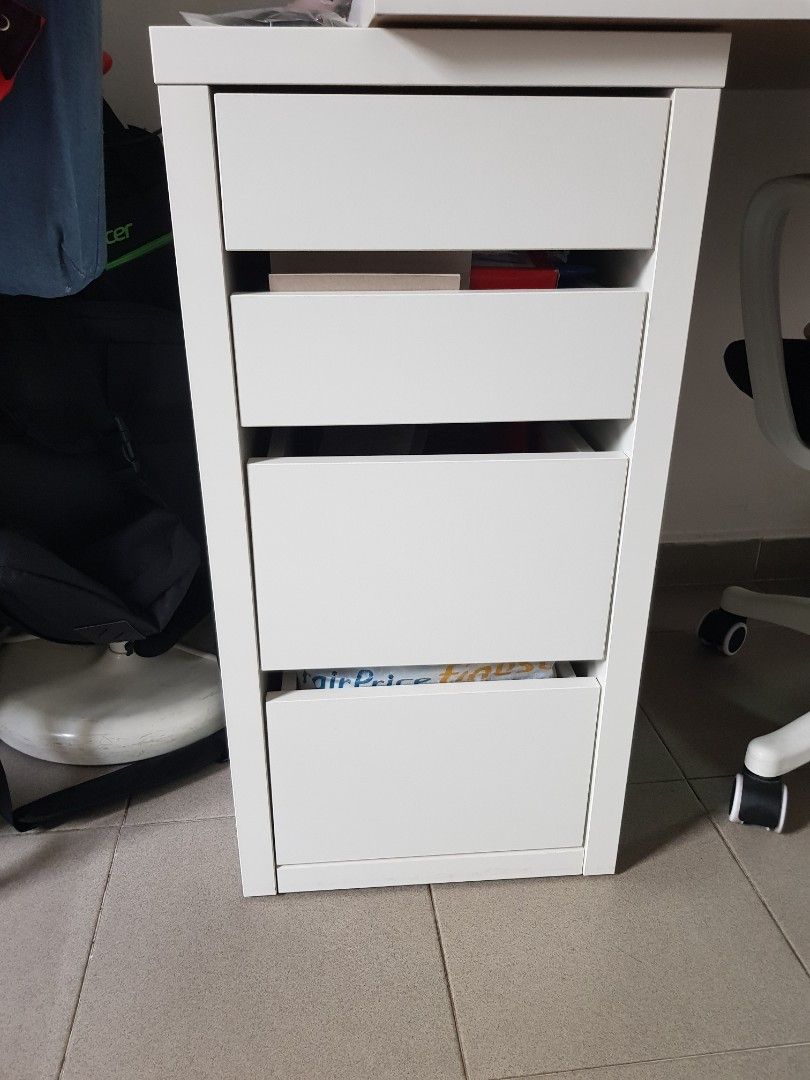 Ikea White Drawer unit, Furniture & Home Living, Furniture, Shelves
