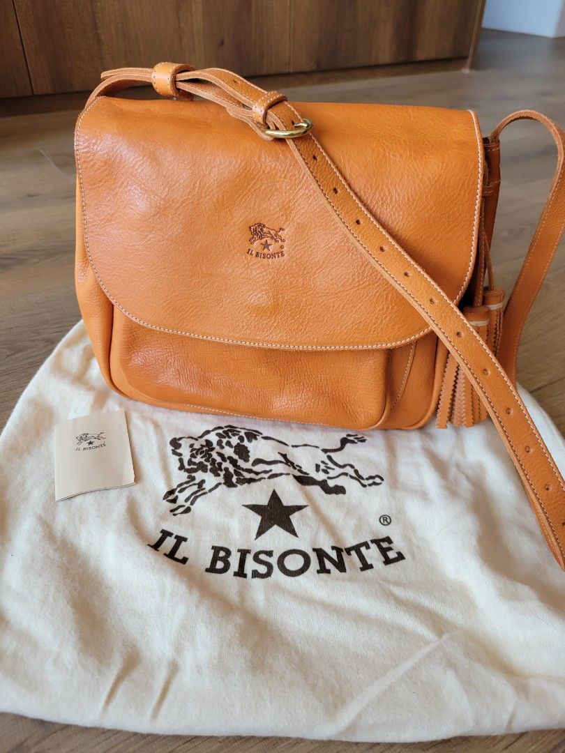最安値大人気新品★IL BISONTE 茶革手袋 レザーグローブ イルビゾンテ 手袋