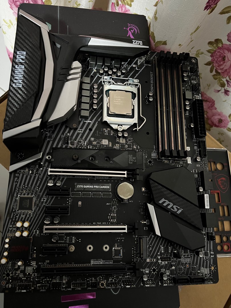 MSI Z370 GAMING PRO CARBON+i7-8700 - CPU