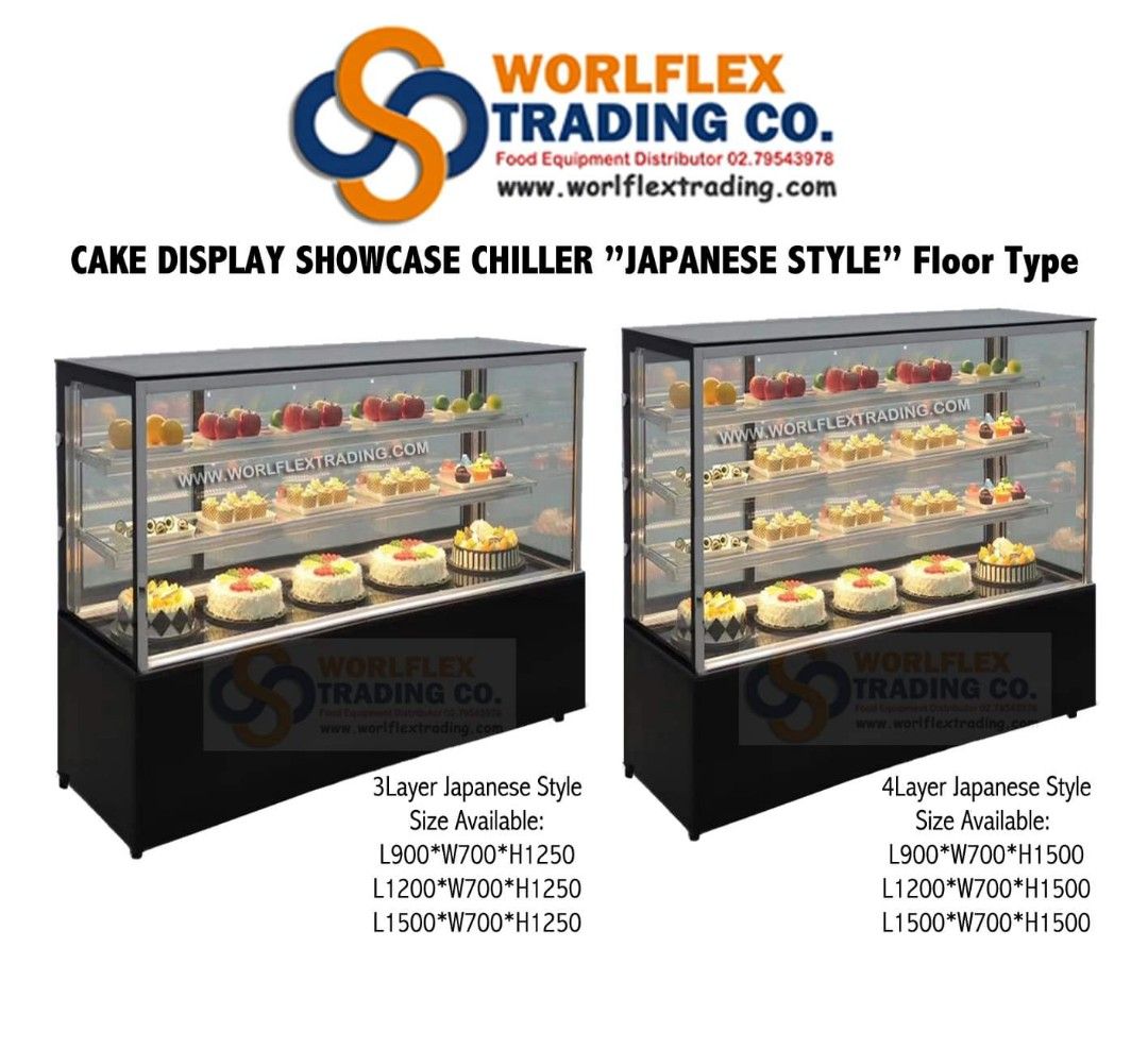 Japanese Cake display Chiller, Food & Drinks, Chilled & Frozen Food on