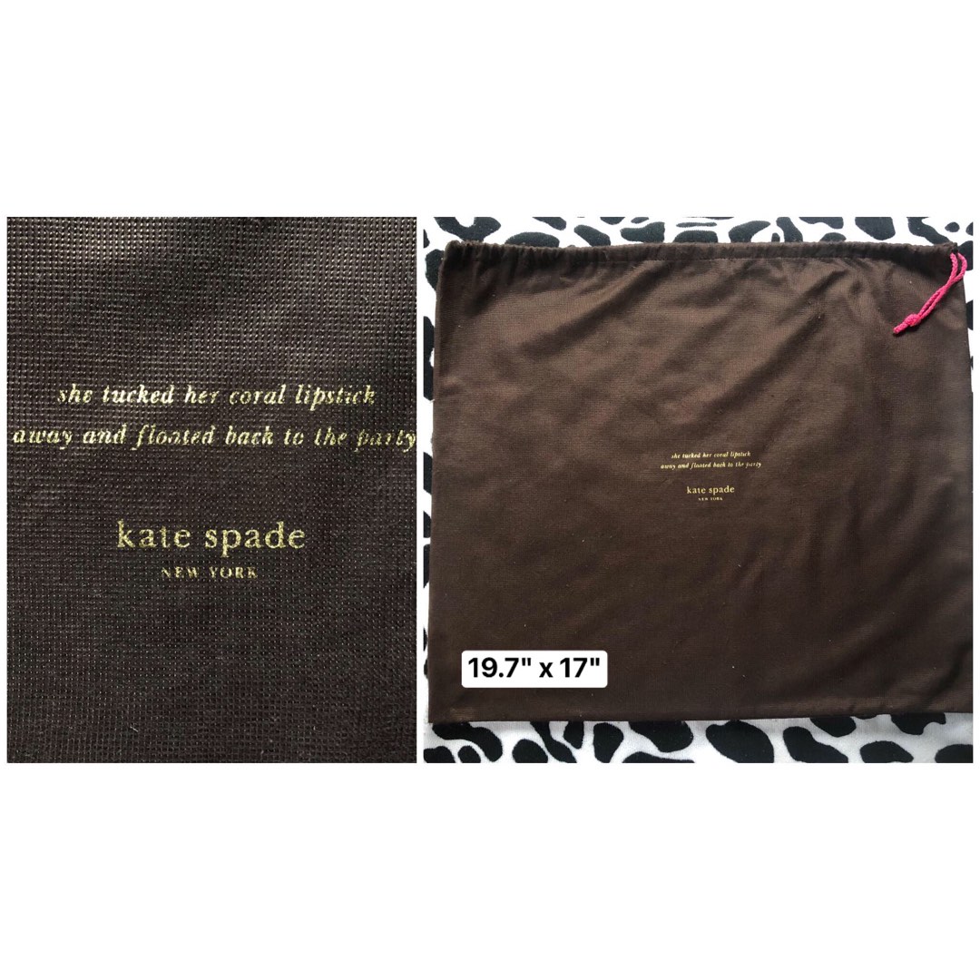 Kate Spade dust bag, Luxury, Bags & Wallets on Carousell