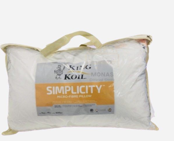 King Koil Simplicity Comfort Micro Fibre Pillow