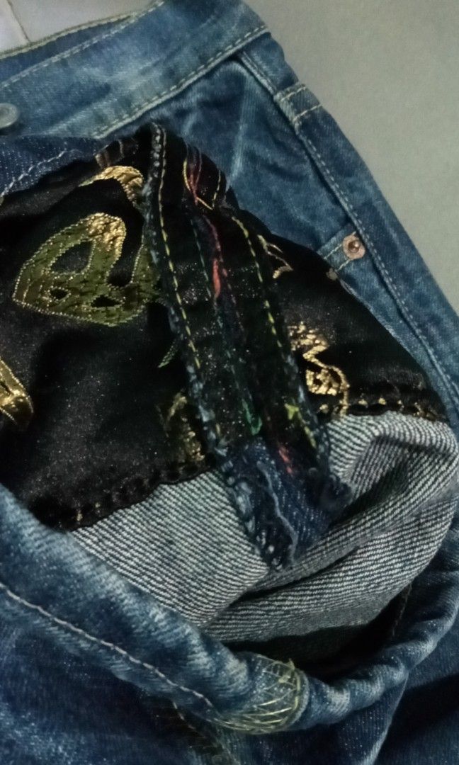 Levis 501 x clot, Men's Fashion, Bottoms, Jeans on Carousell
