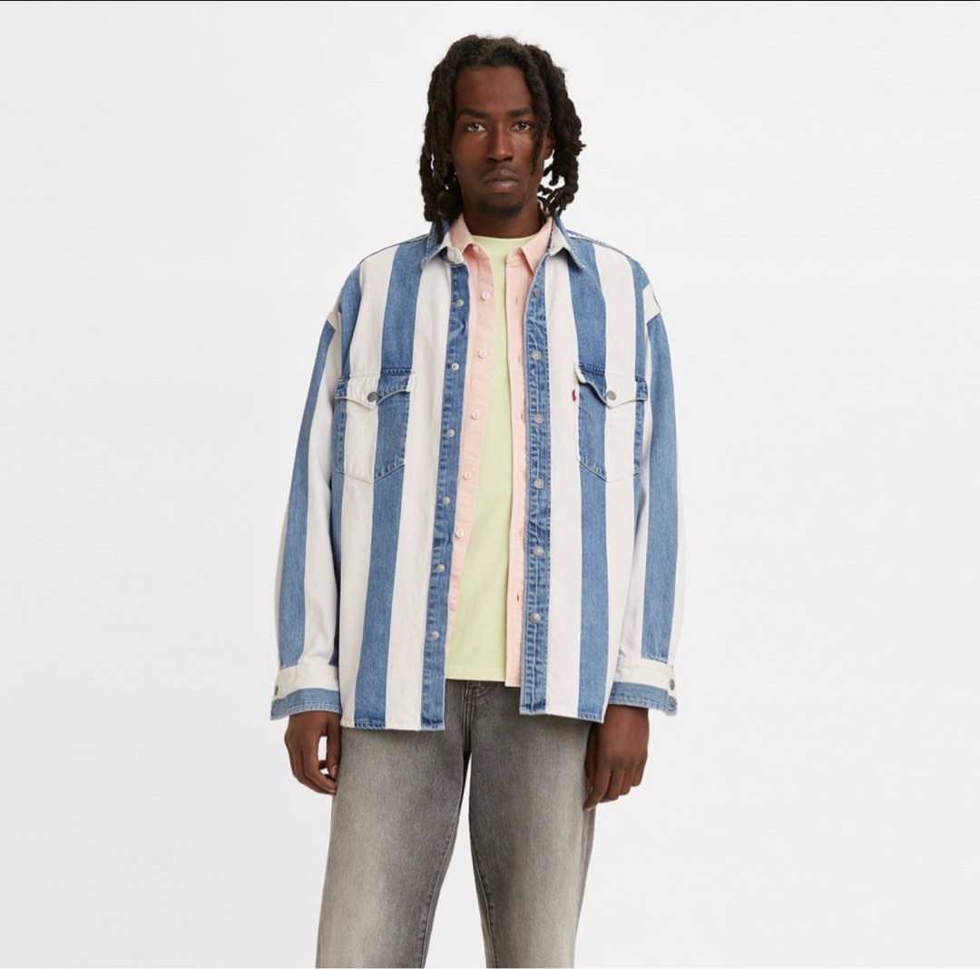 Mens levi's barstow top denim shirt