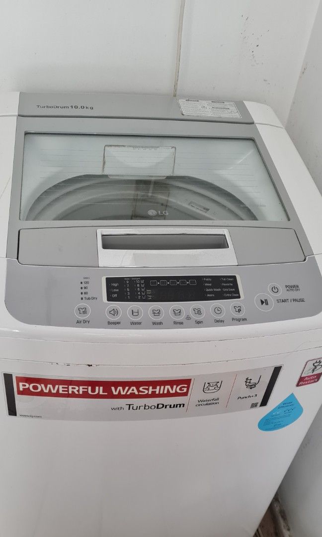 LG TurboDrum 10kg Washing Machine, TV & Home Appliances, Washing