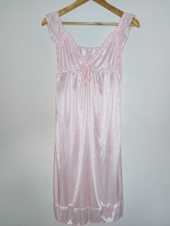 Light pink slip dress