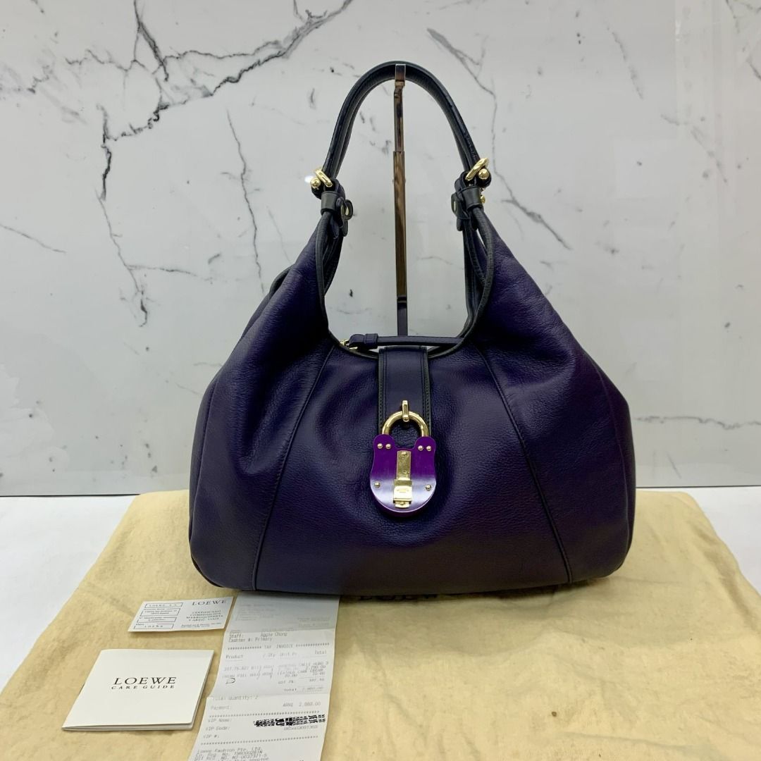 Purple hobo clearance bag