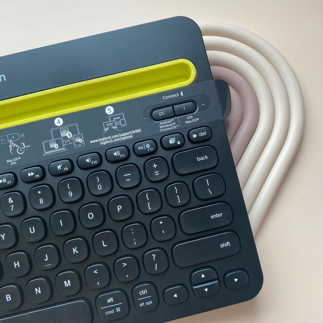Logitech K480 Bluetooth Keyboard, Computers & Tech, Parts & Accessories ...