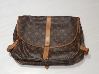 Louis Vuitton M42254 Saumur 35 Large Vintage Messenger Sling Bag for Unisex