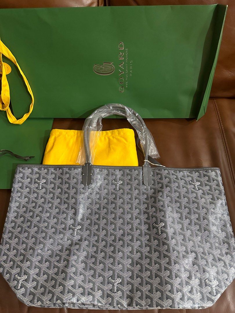 GOYARD Saint Louis Letters Camouflage PM Tote Bag Khaki 2023 Limited