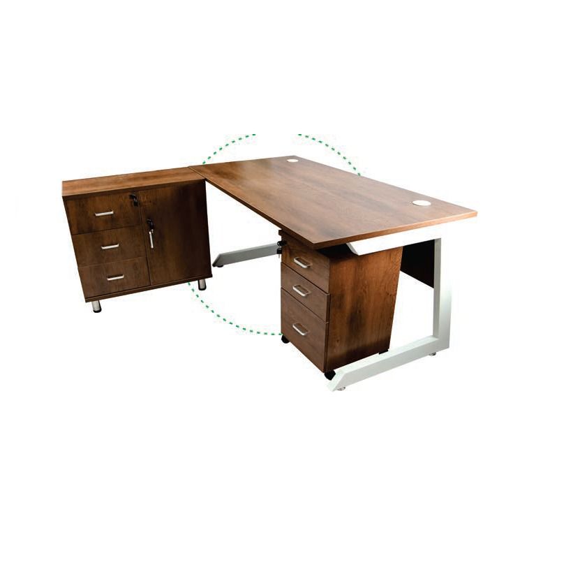 L-shape Table with drawers || Office Furniture Partition, Furniture ...