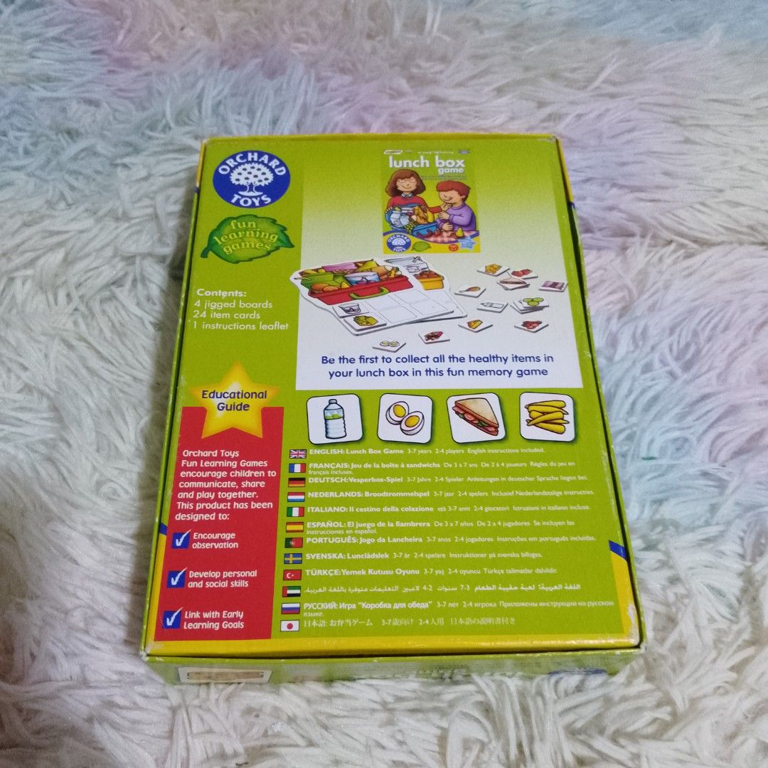 Lunch Box Game for Kids, Hobbies & Toys, Toys & Games on Carousell